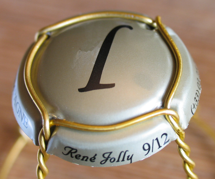 Brillante capsule de champagne Jolly René Capsule 3 gorges 